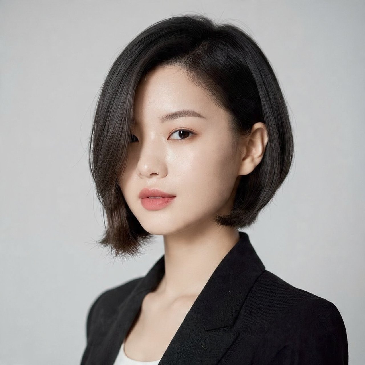 Angled Bob for Fine Hair