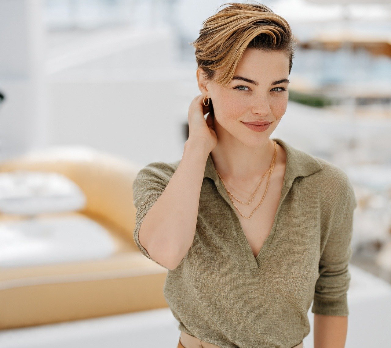 Angled Crop Short Haircut