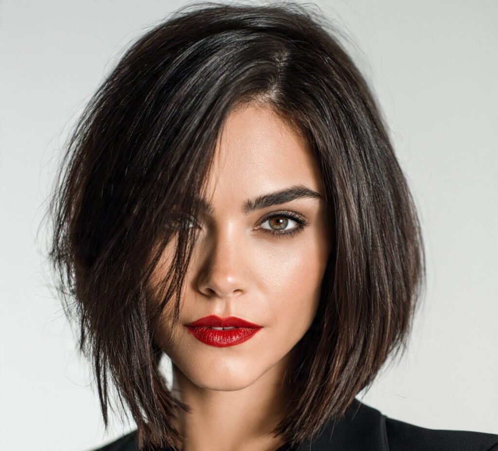 Asymmetrical Long Bob