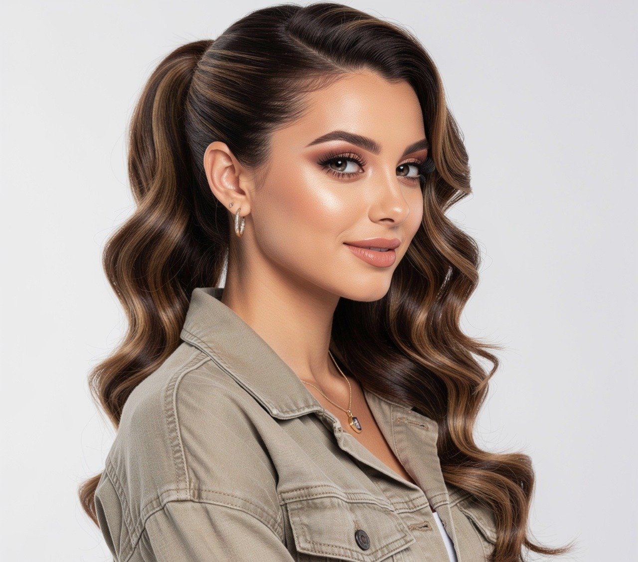 Bad wave quick weave hairstyles ponytail for everyday wear
