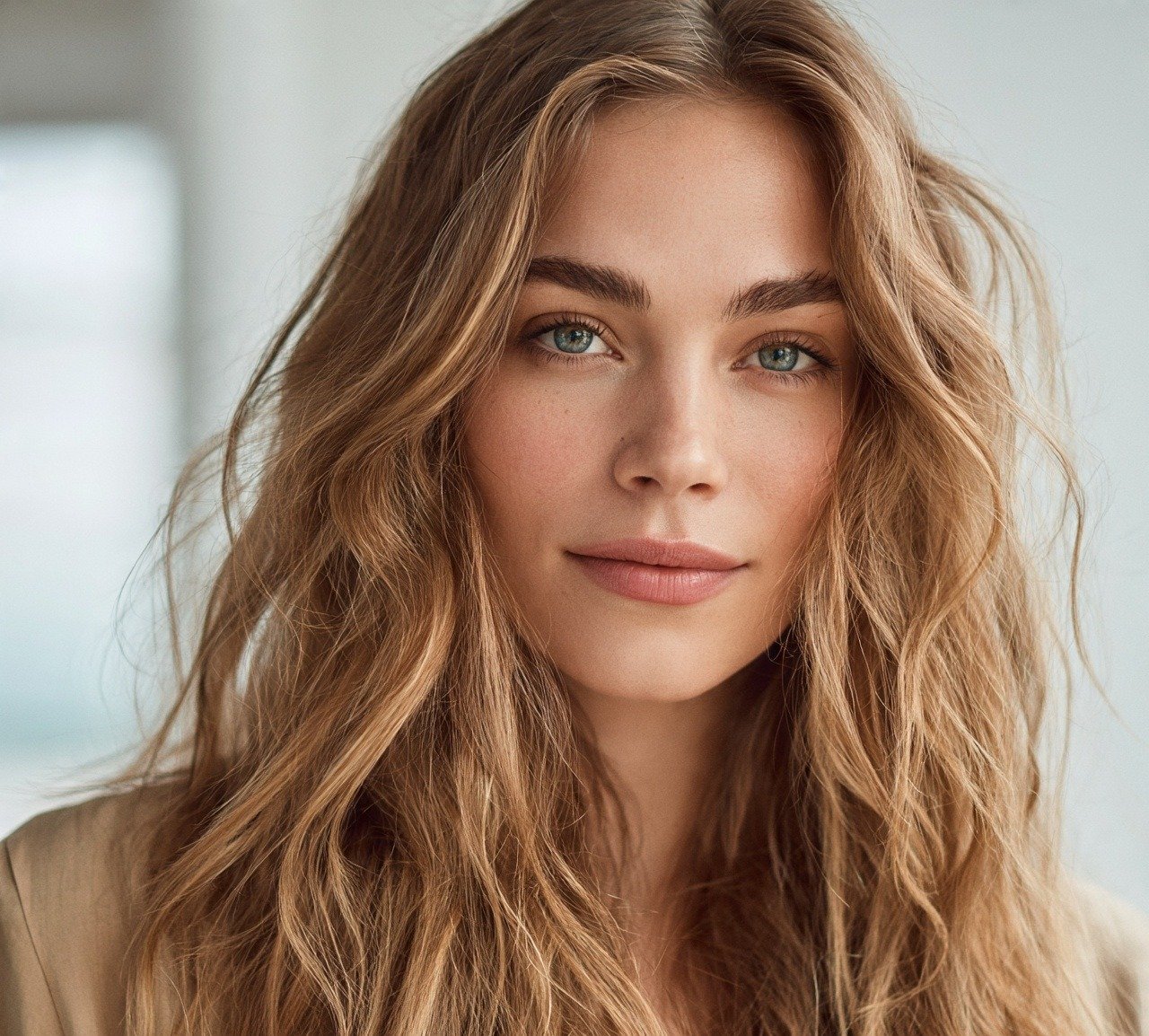 Beachy Waves Simple Hairstyle