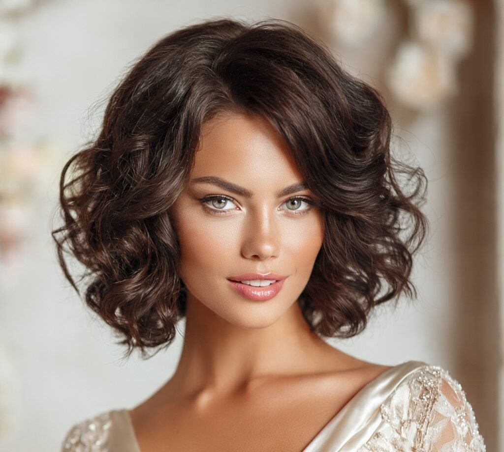 Bob with Glamorous Side CurlsBob with Glamorous Side Curls cropped