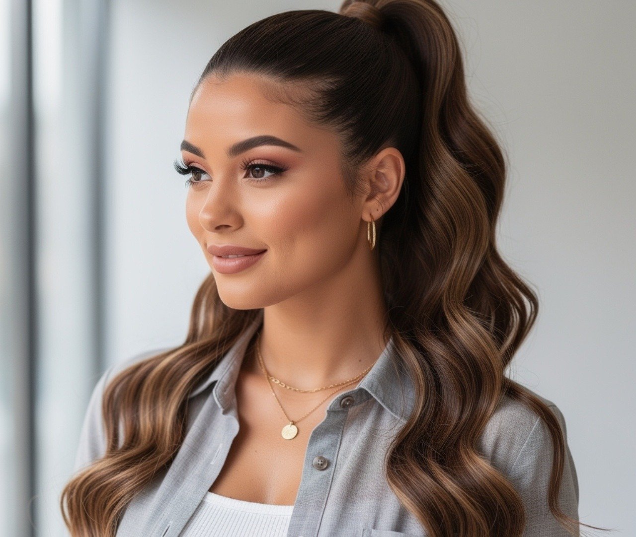 Body Wave Quick Weave Ponytail Hairstyles for Everyday Wear