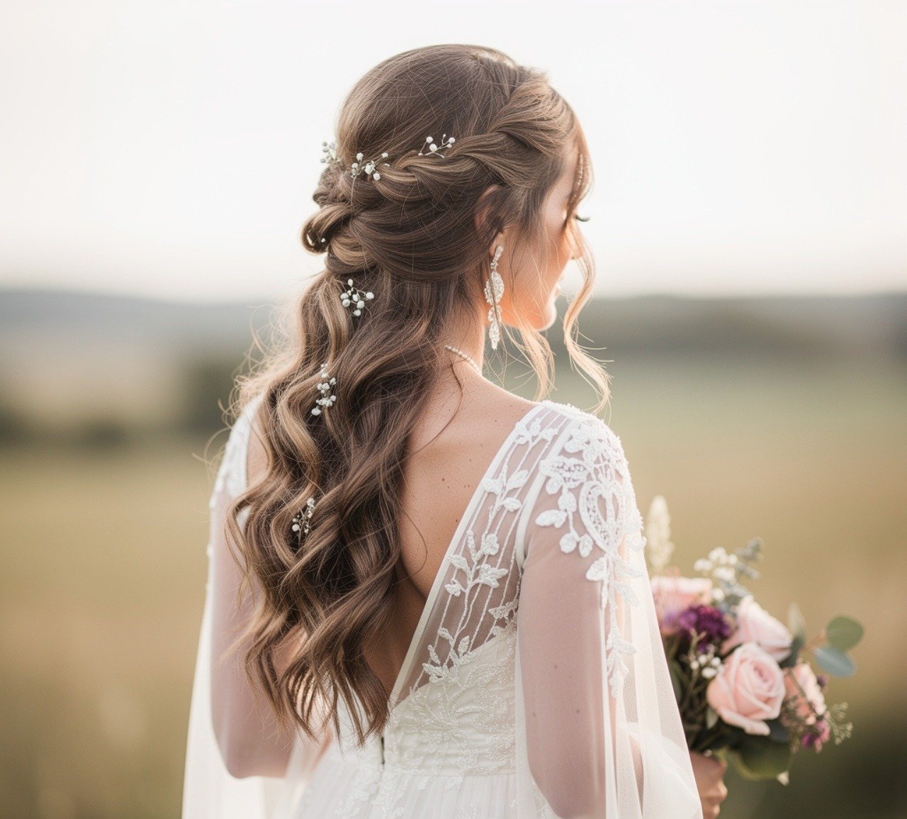 Bohemian Wedding Hairstyles for Long Hair Lovers