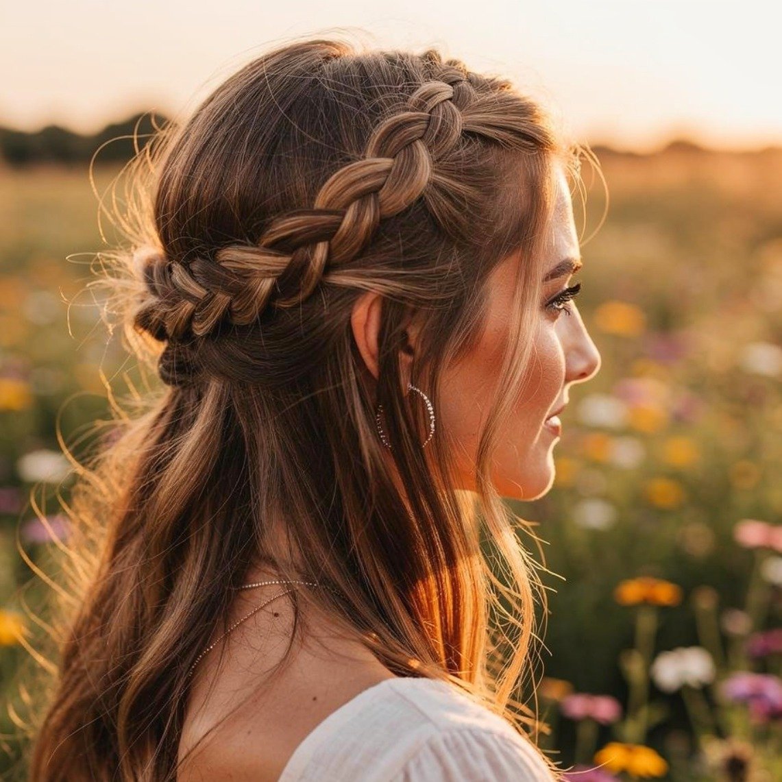 Boho Milkmaid Braids