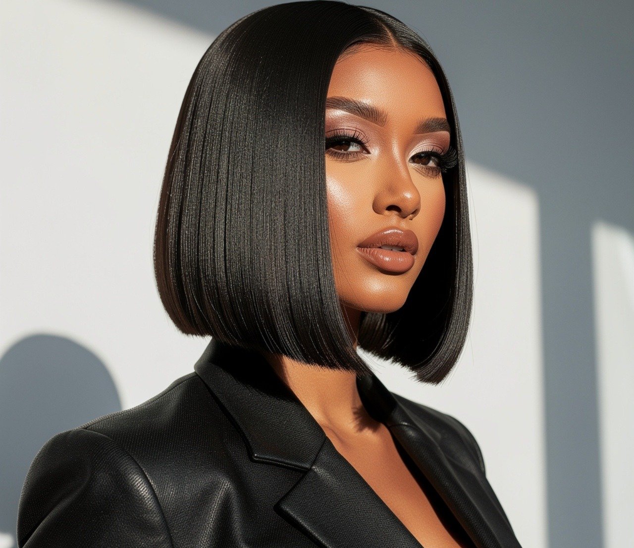 15 Modern Quick Weave Hairstyles Middle Part You'll Want to Recreate 6 Bone Straight Bob Quick Weave Hairstyles Middle Part for Sleek Looks