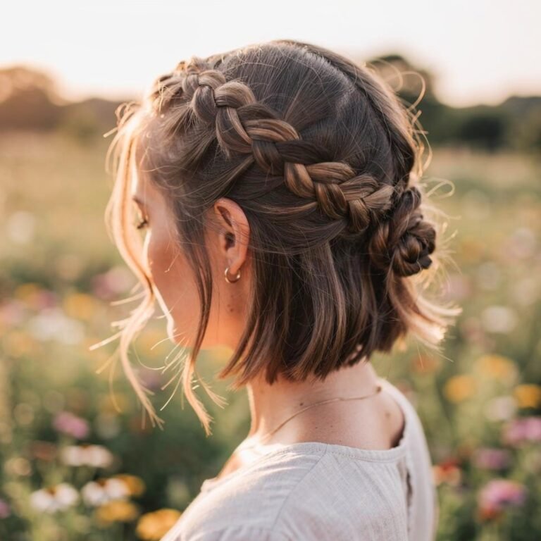 braided hairstyles short hair