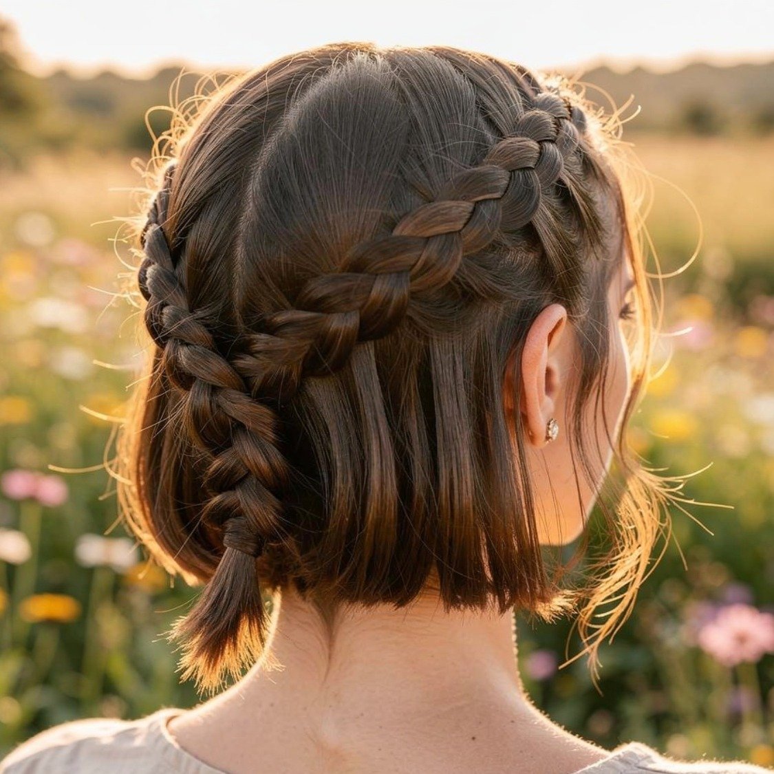 15 Braided Hairstyles Short Hair Lovers Will Want to Try 10 Boxer Braids for Short Hair