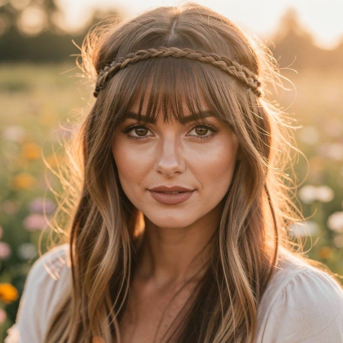15 Braided Hairstyles Short Hair Lovers Will Want to Try 8 Braided Bangs