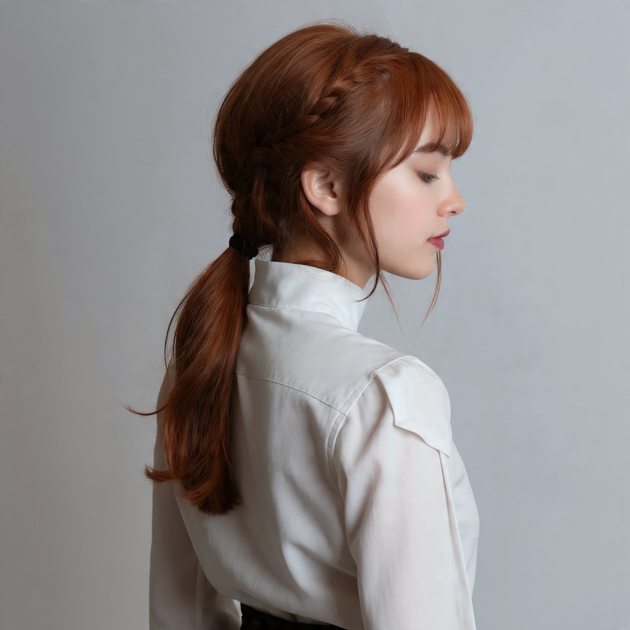 Braided Bob Ponytail for Longer Lobs