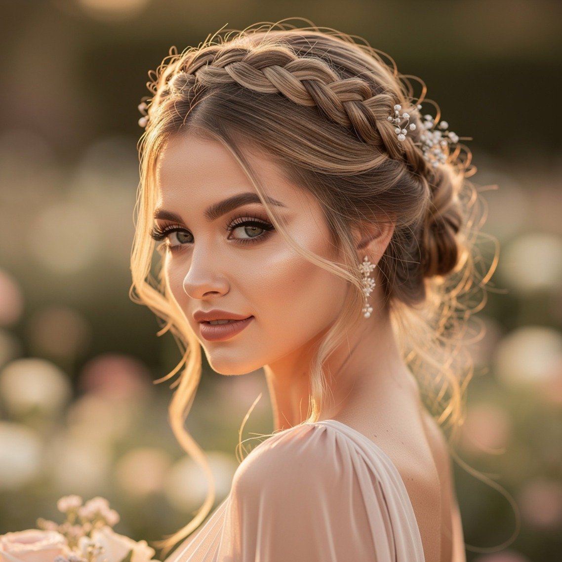 15 Trending Hairstyles Simple Enough for Everyday Style 15 Braided Crown 1