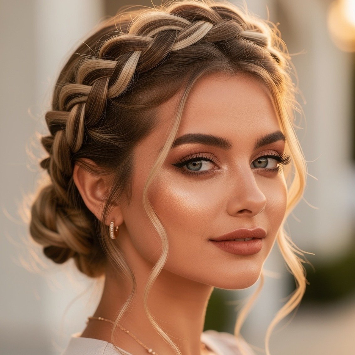 15 Trending Simple Hairstyles for Straight Hair That Are Easy and Stylish 15 Braided Crown 2