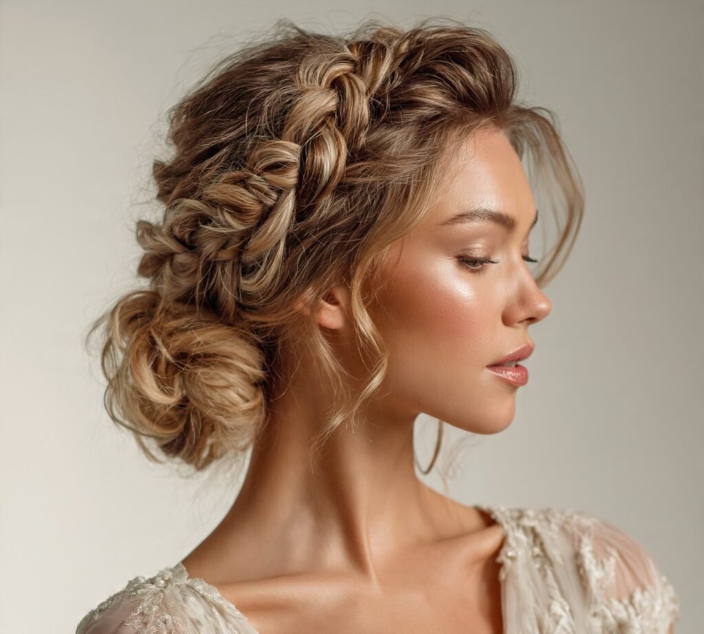 Braided Crown Bun cropped