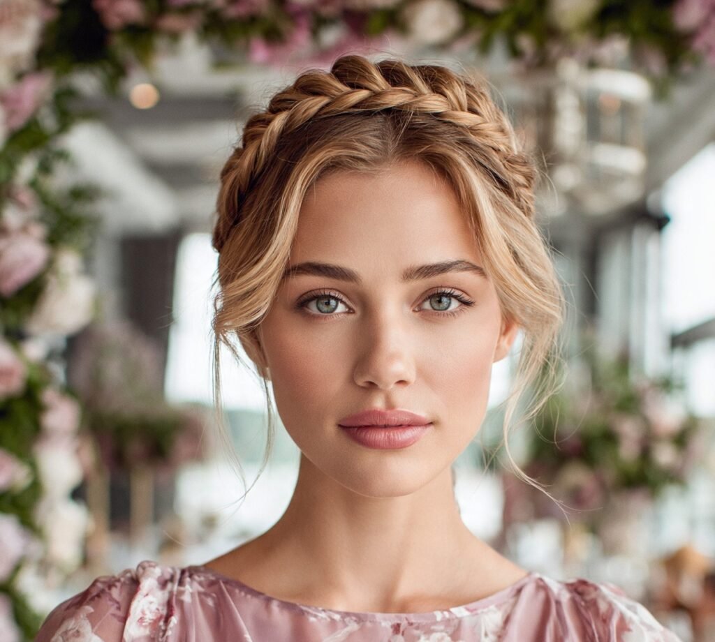 Braided Crown cropped