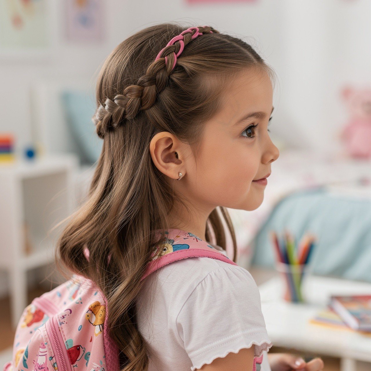 Braided Headband Cute Easy Hairstyle