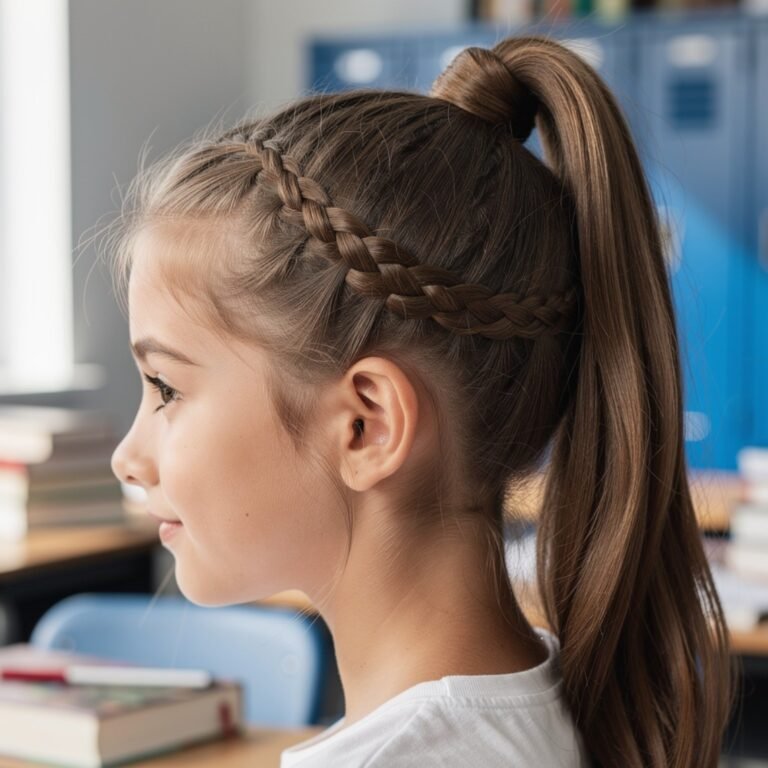 braided hairstyles for school