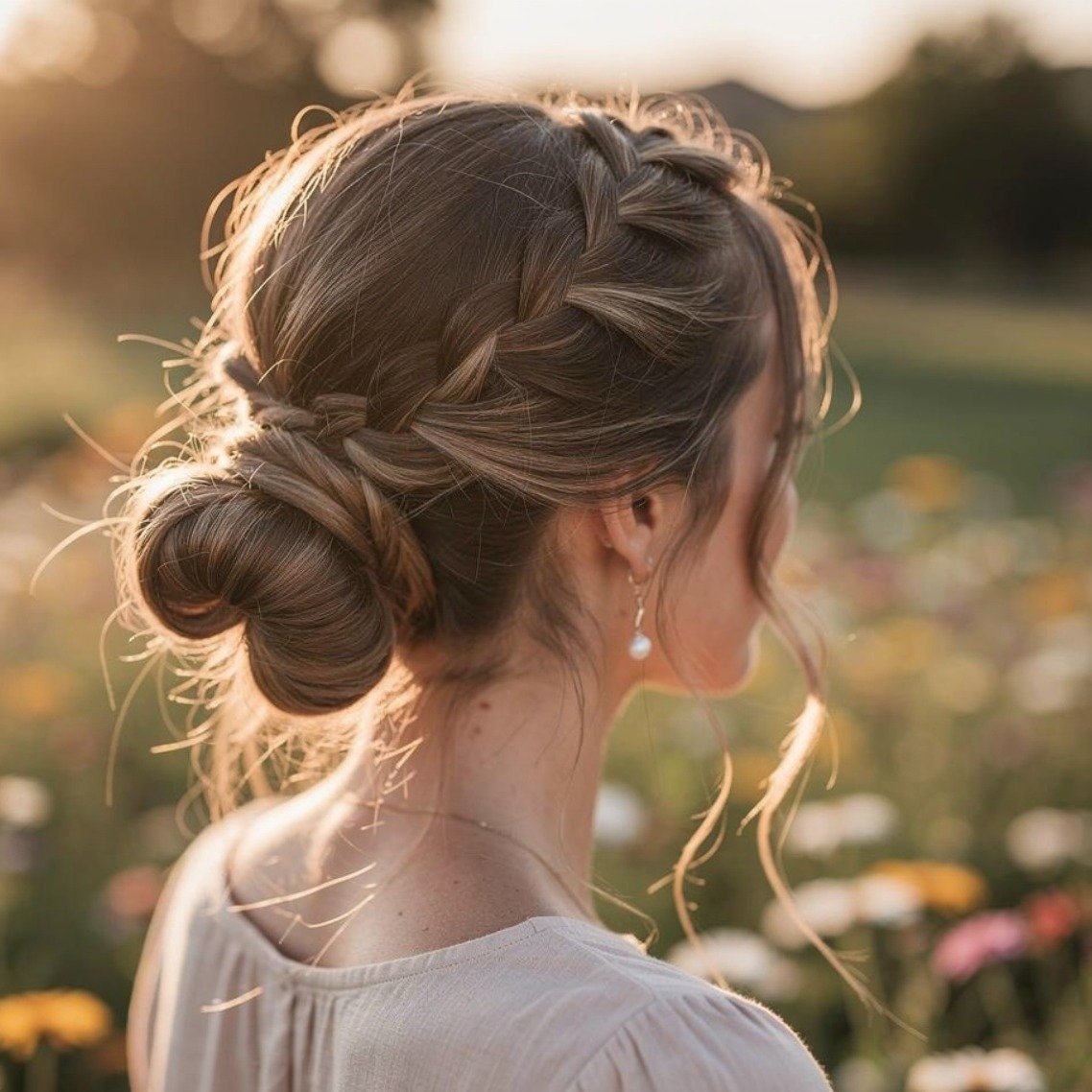 Braided Hairstyles Ponytail for a Stylish and Effortless Look 16 Braided Ponytail Bun Hybrid