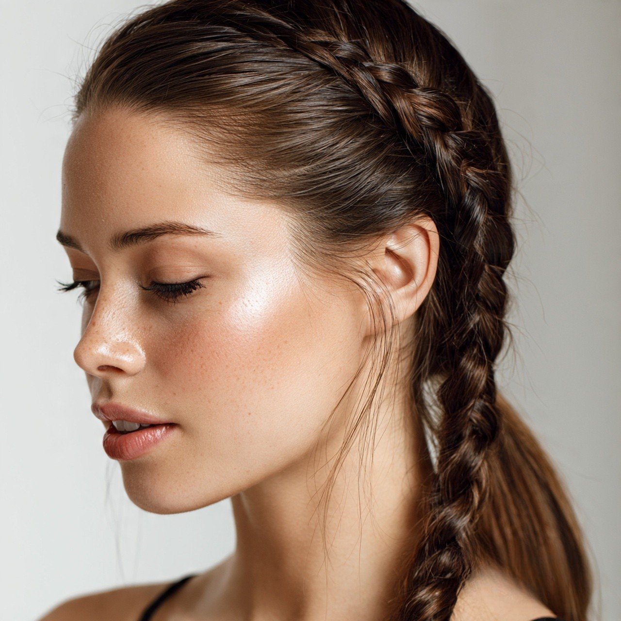 Braided Ponytail Easy Hairstyle