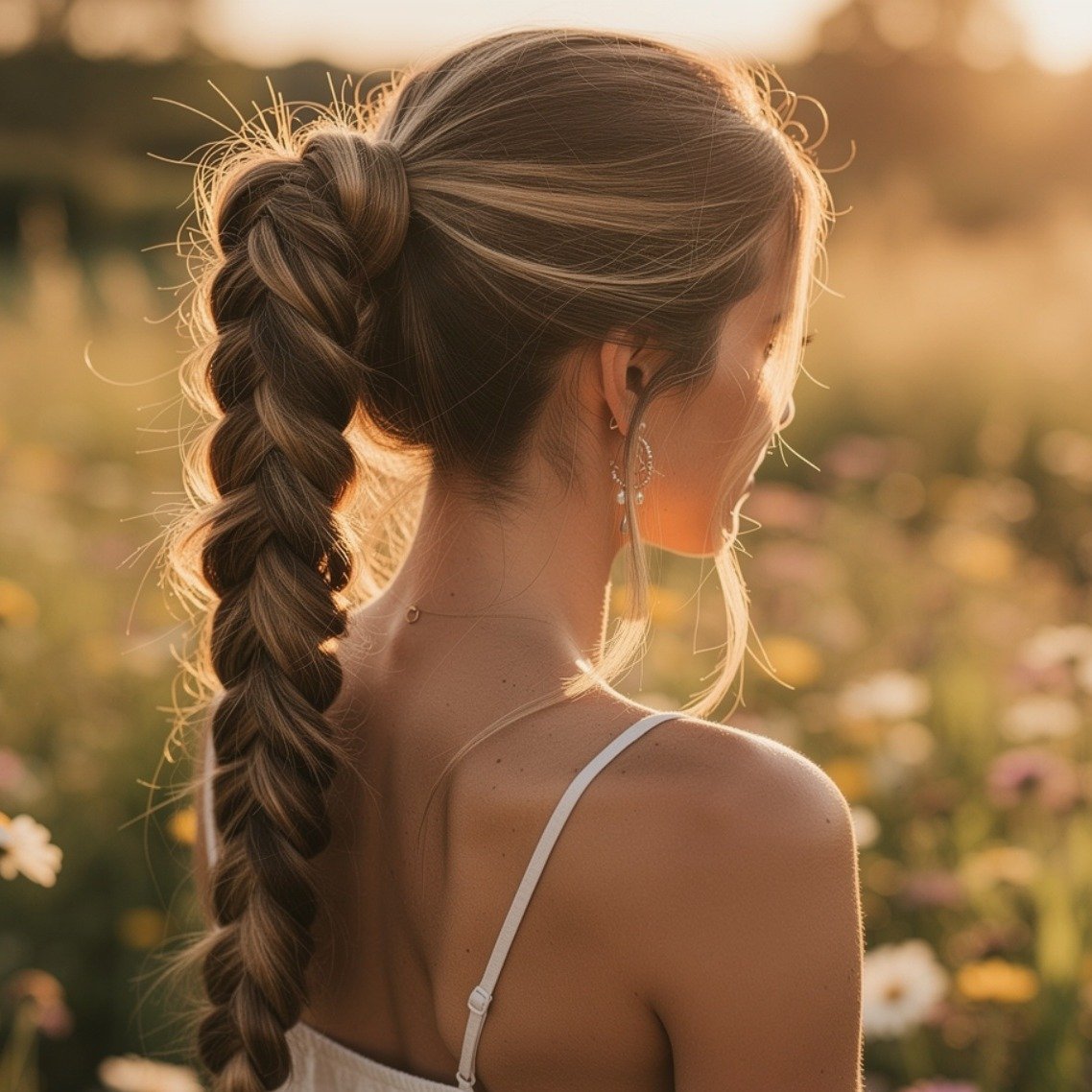 Braided Hairstyles Ponytail for a Stylish and Effortless Look 12 Braided Ponytail with
