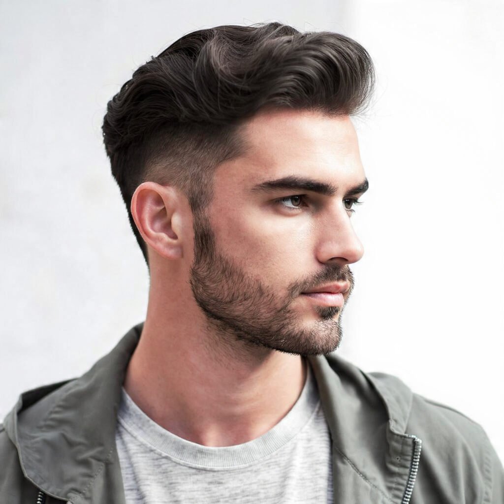 13 Trending Hairstyles for Medium Length Hair Men That Look Effortlessly Cool 12 Brushed Back Waves For Men