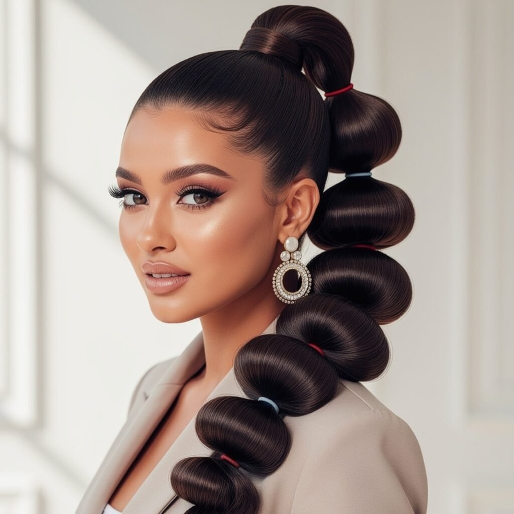 Bubble Ponytail 4