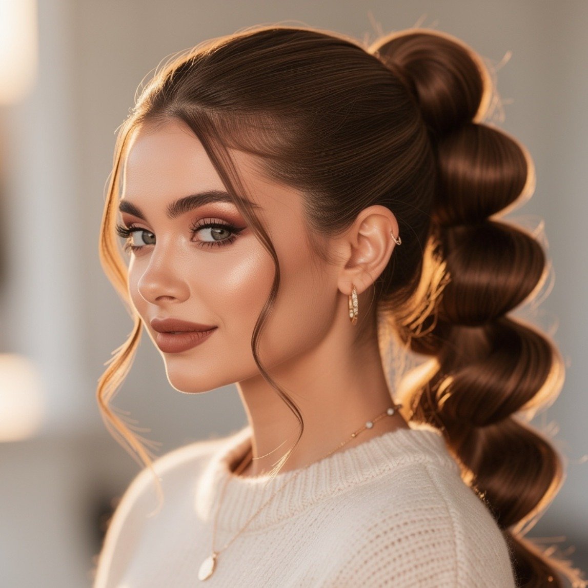 Bubble Ponytail 8
