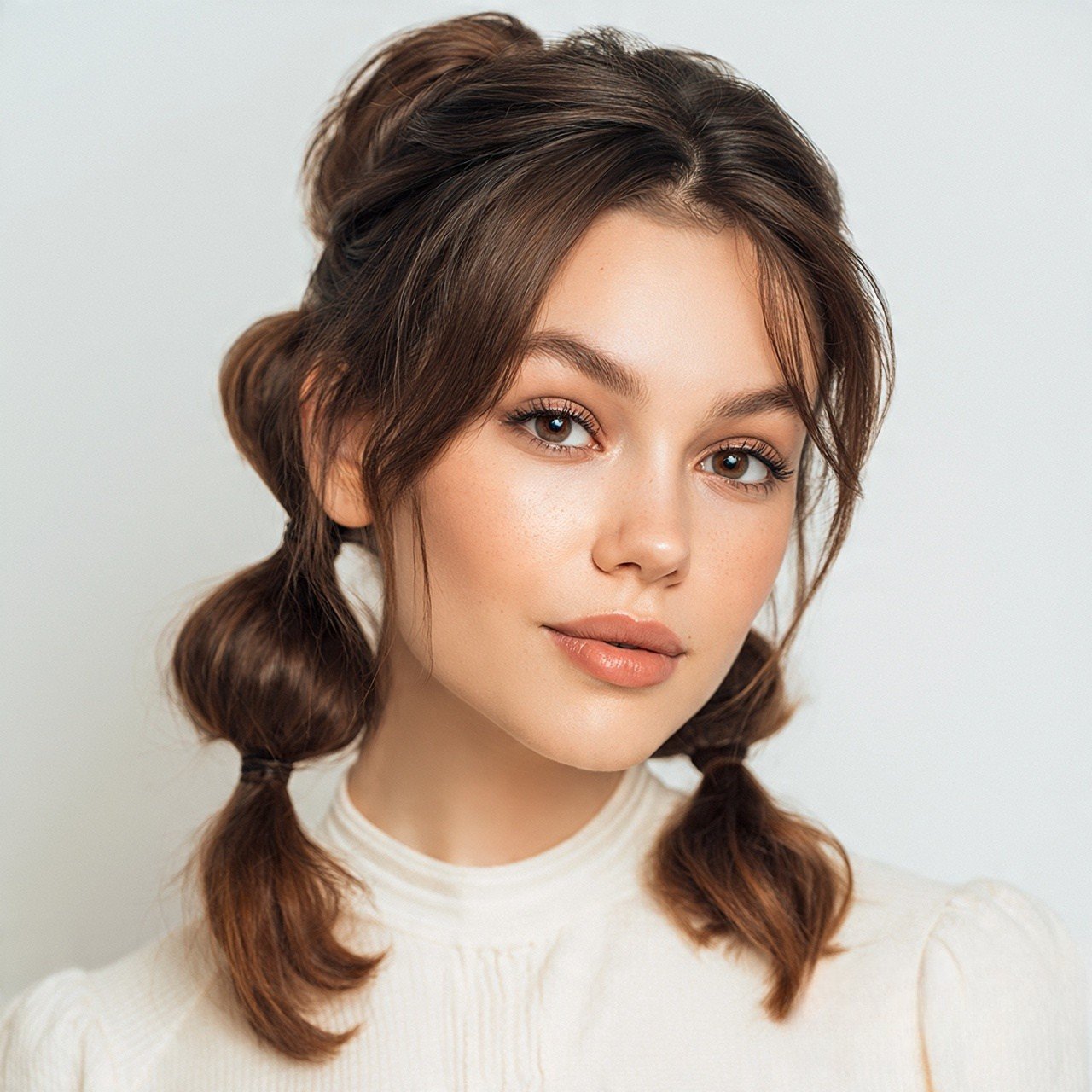 Bubble Ponytail For Medium Hair