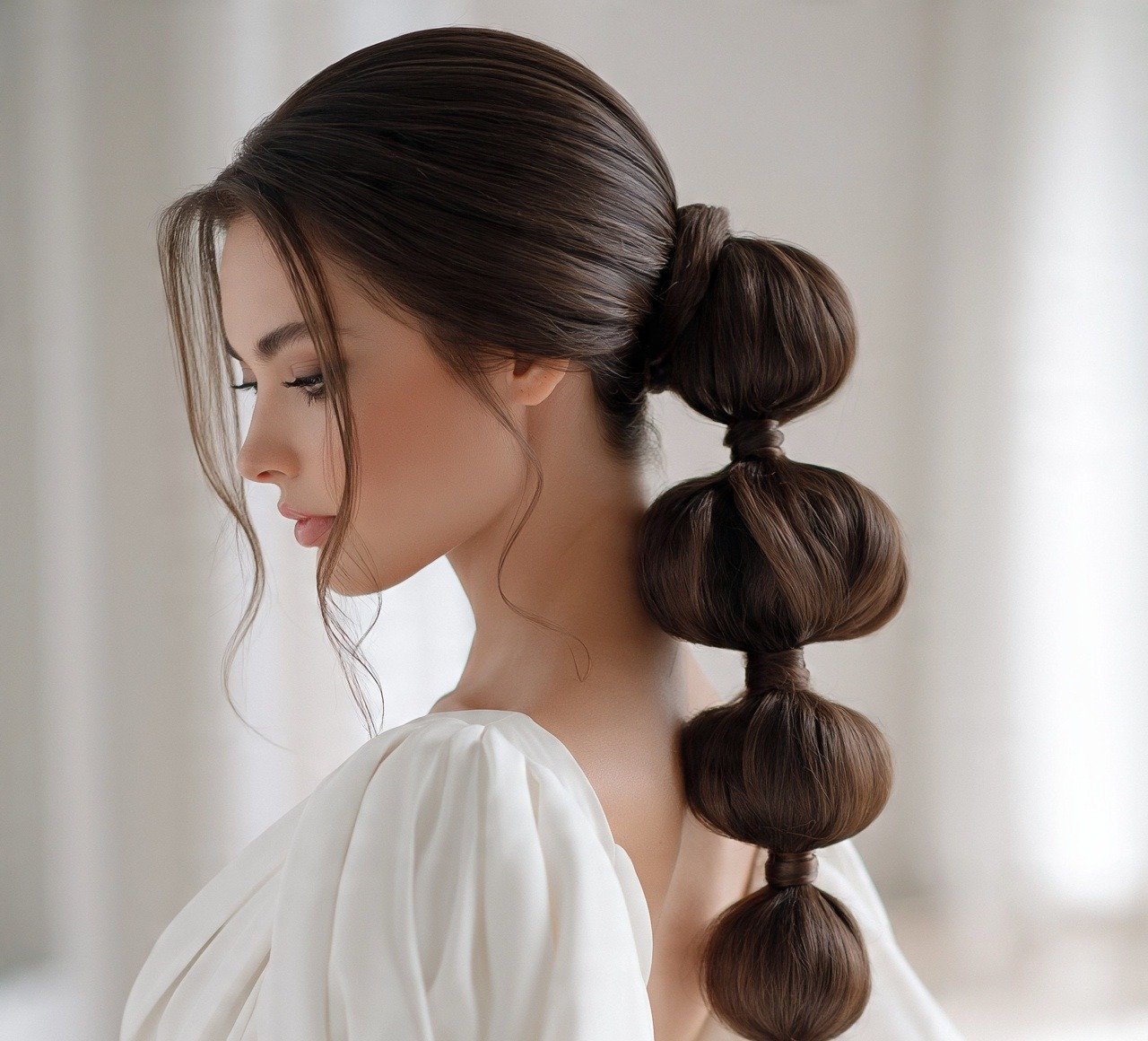 Bubble Ponytail cropped