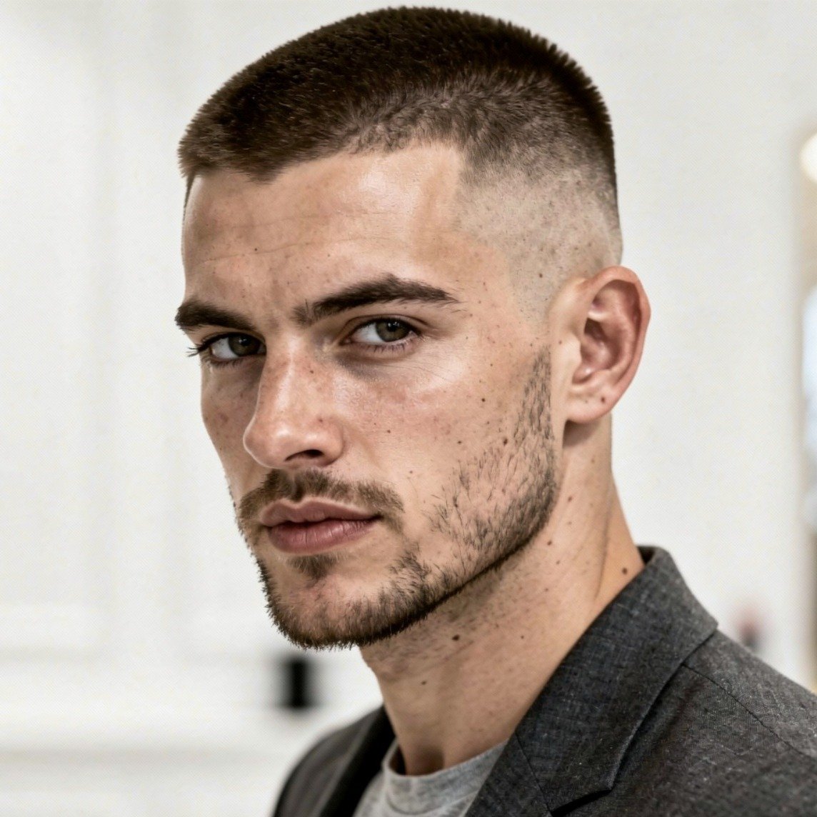 15 Trending Simple Hairstyles for Men That Look Clean and Stylish 3 Buzz Cut
