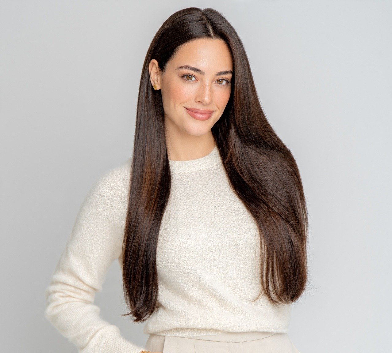 15 Most Flattering Long Face Haircuts That Balance Your Features Beautifully 5 The Cheekbone-Level Volume Long Face Haircut
