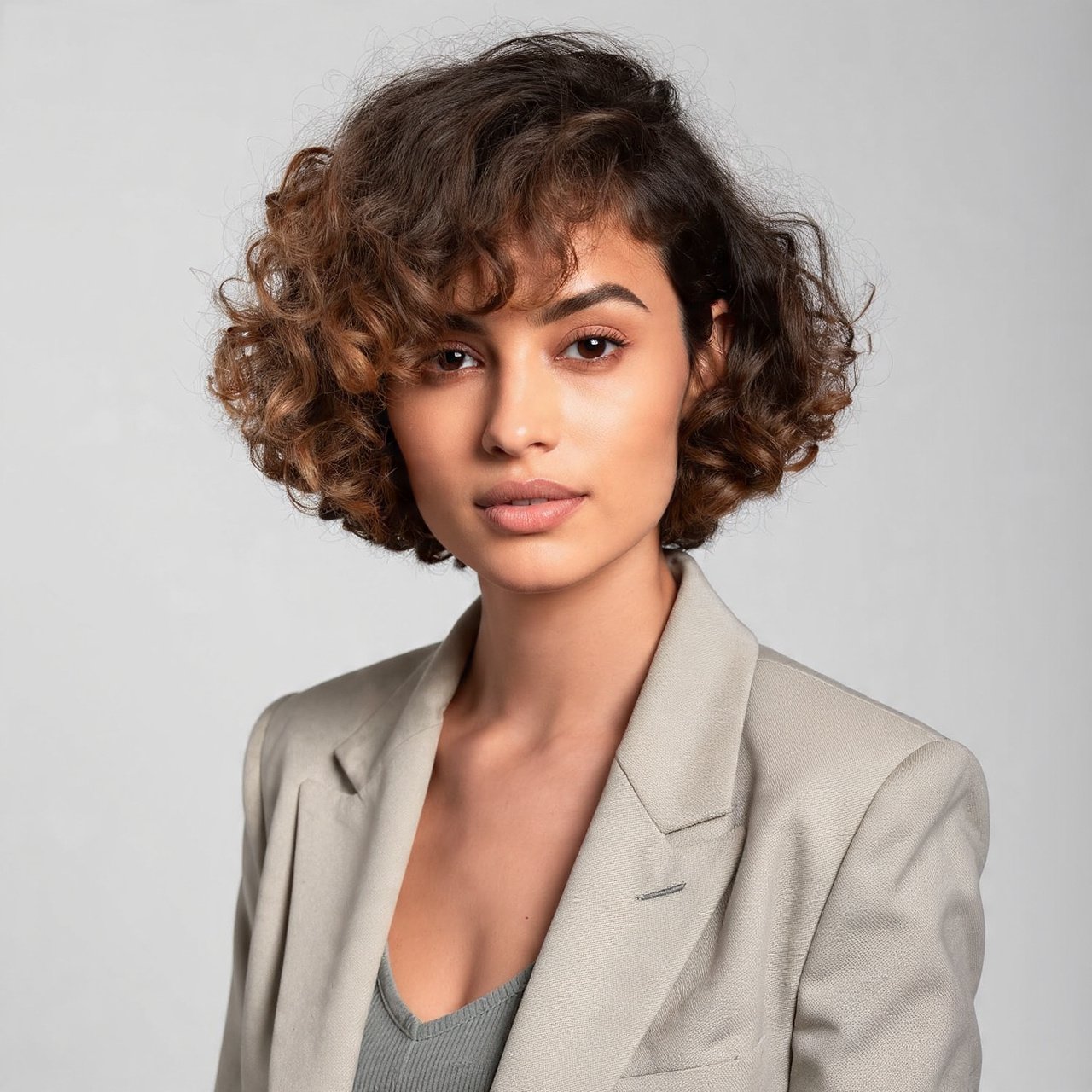 Choppy Bob for Curly Hair