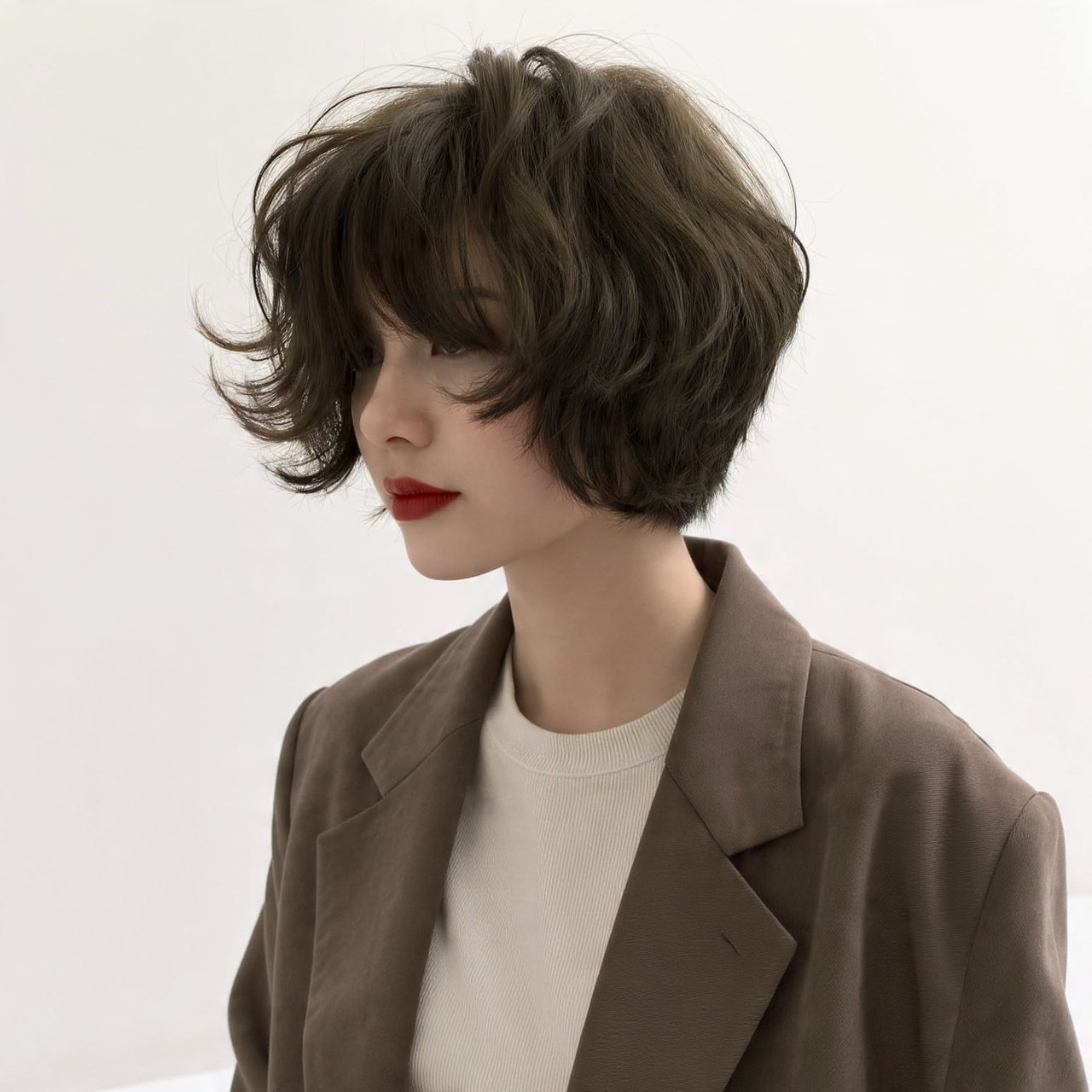 Choppy Lob Long Choppy Bob