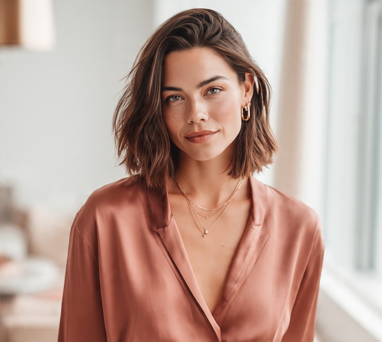 Choppy Long Bob Haircut