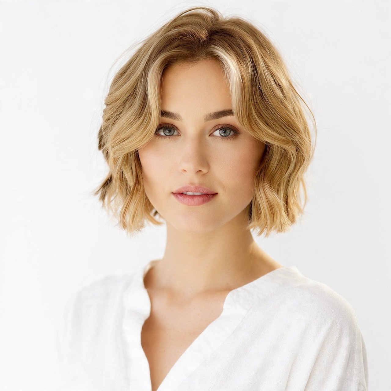 Classic Beachy Wavy Bob