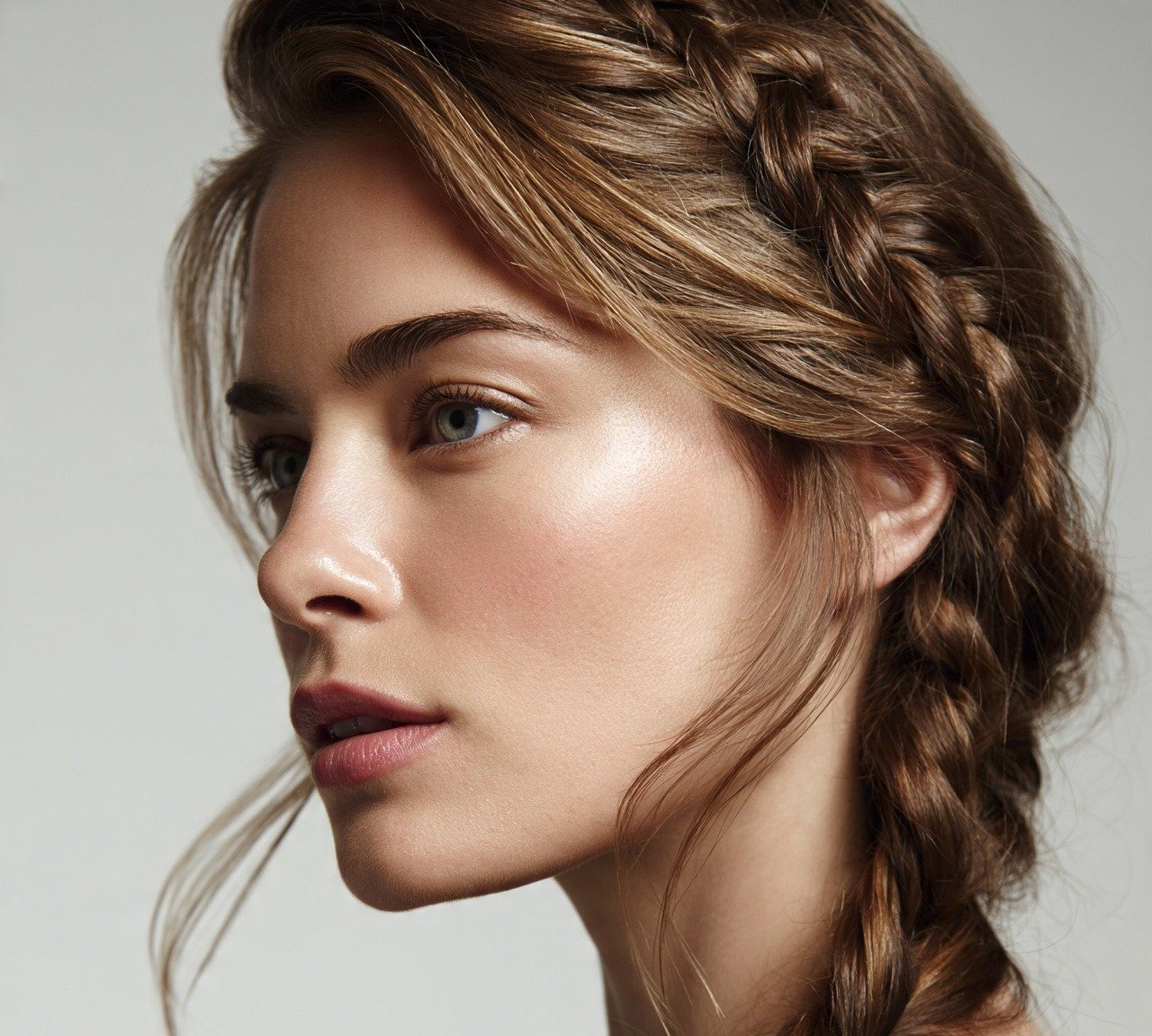 Classic French Braid For Long Hair