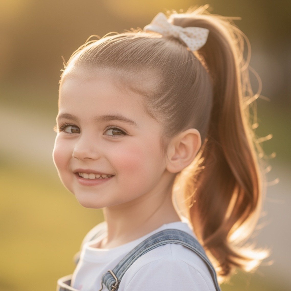 15 Trending Simple Hairstyles for Kids You'll Want to Try Every Day 2 Classic High Ponytai