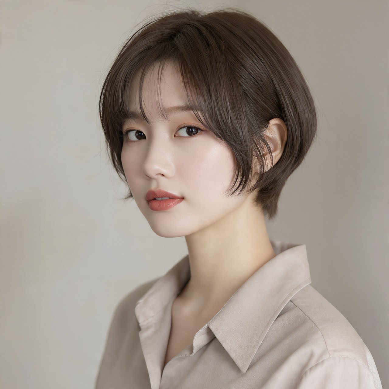 Classic Short Layered Bob Hairstyle