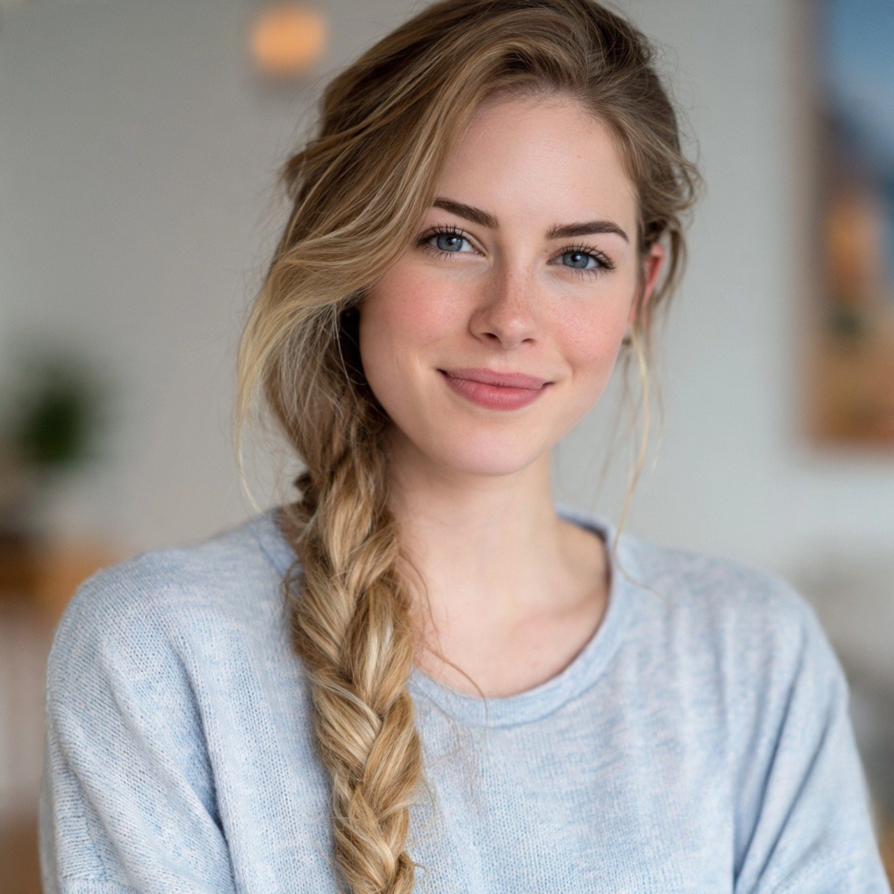 Classic Side Braid Cute and Easy Hairstyles
