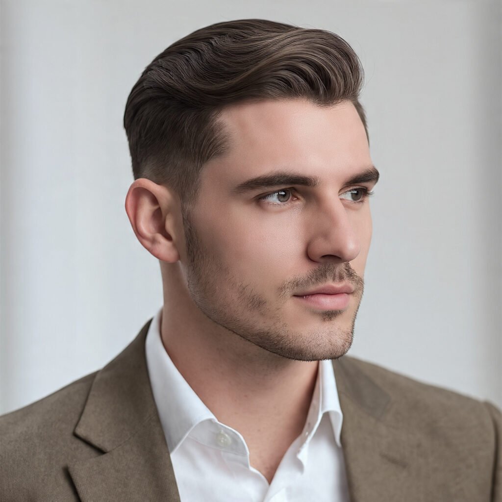 13 Trending Hairstyles for Medium Length Hair Men That Look Effortlessly Cool 3 Classic Side Part For Men