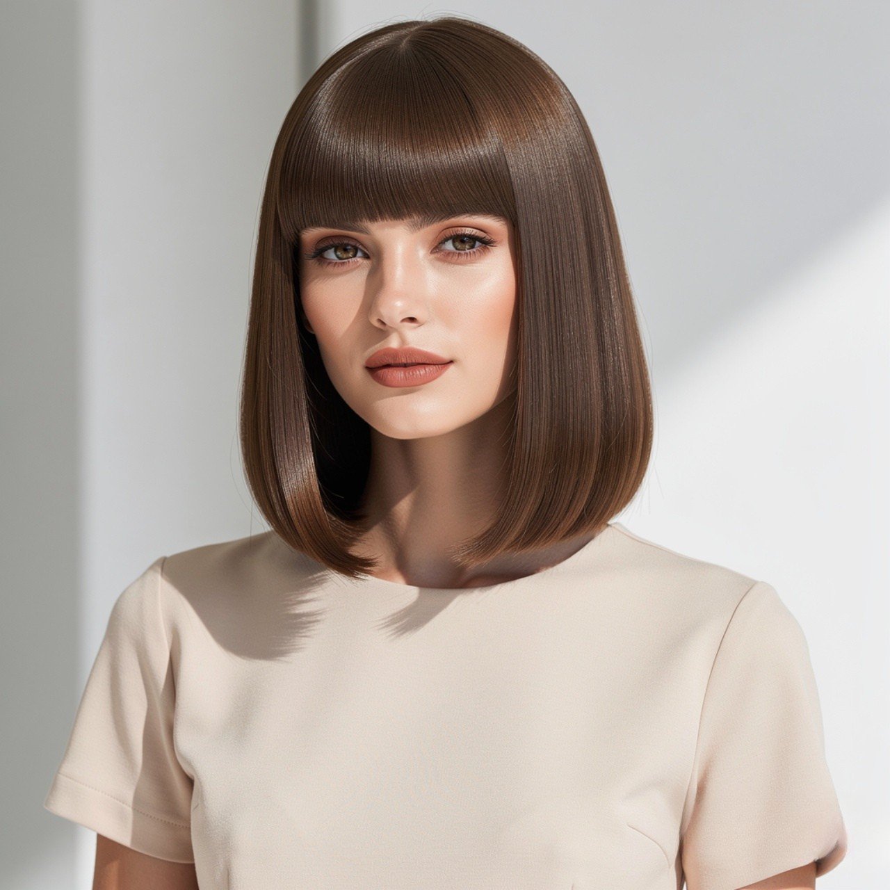 14 Trending Straight Hair Hairstyles You Need to Try 2 Classic Sleek Straight Blowout Hairstyle