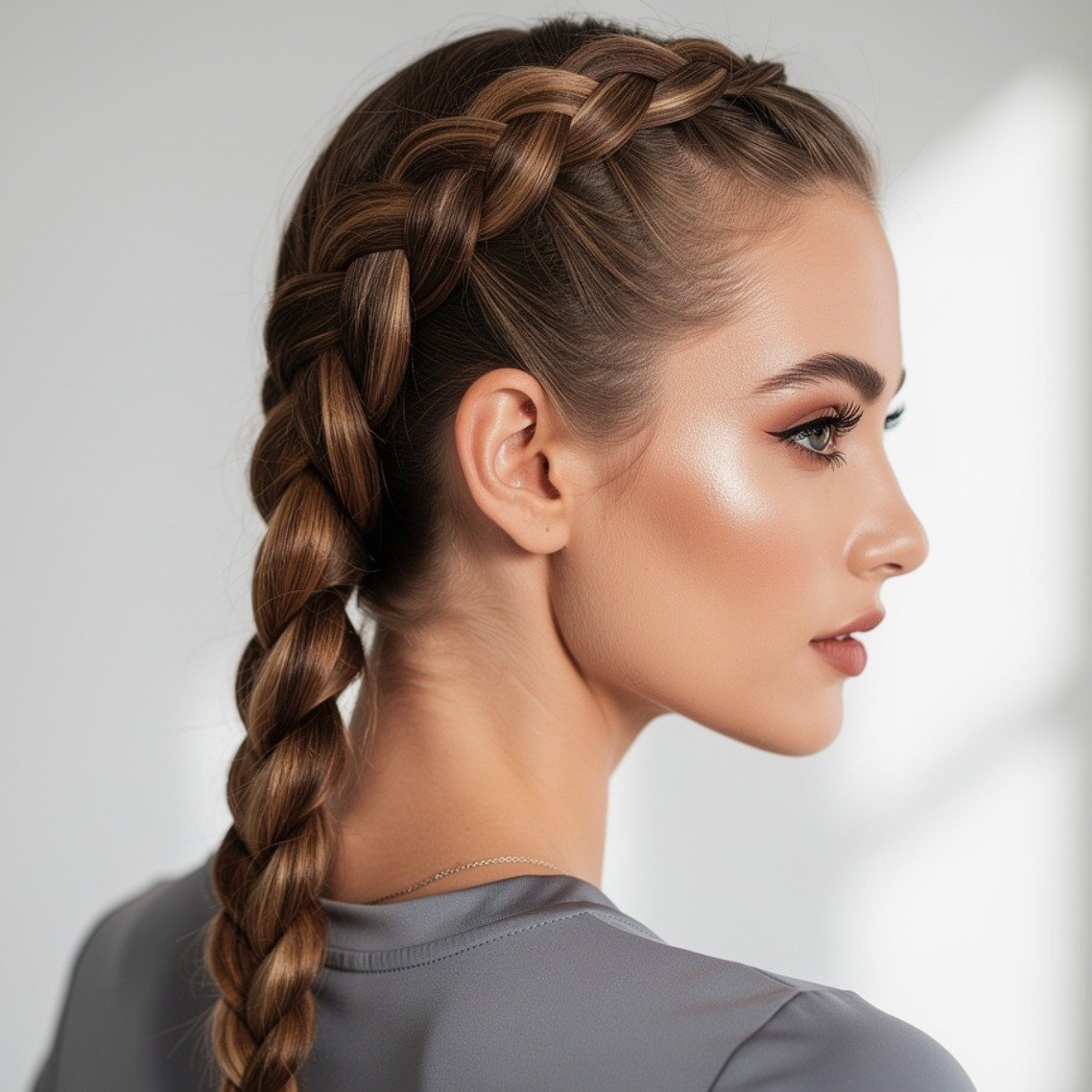 15 Trending Simple Braided Hairstyles That Are Stylish and Easy to Recreate 2 Classic Three Strand Braid