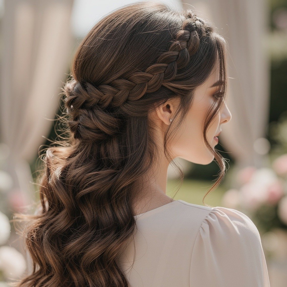 15 Trending Curly Hairstyles Half Up Half Down That Actually Work for Every Curl Type 2 Classic Twisted Crown Half Updo