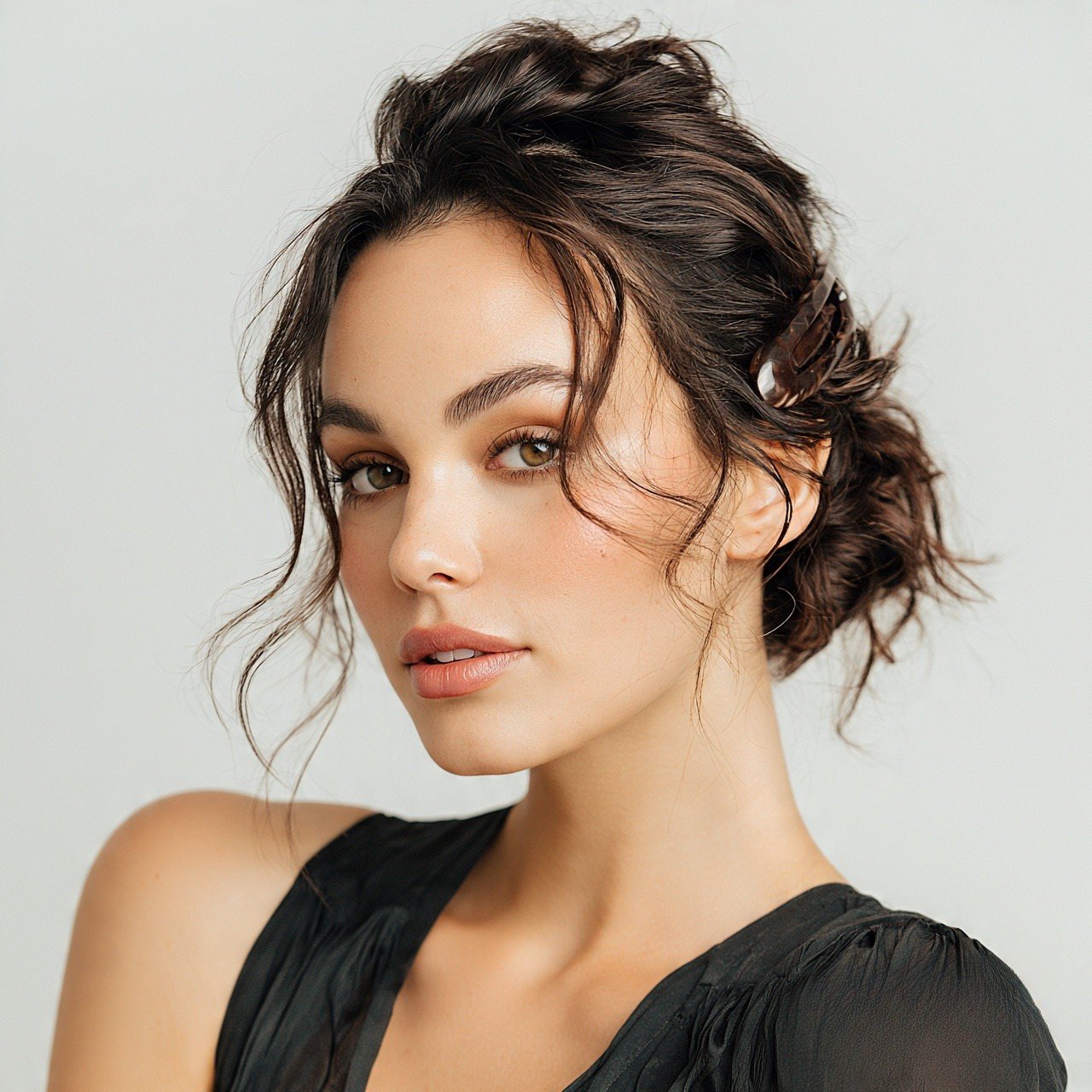 Claw Clip Style Easy Hairstyle