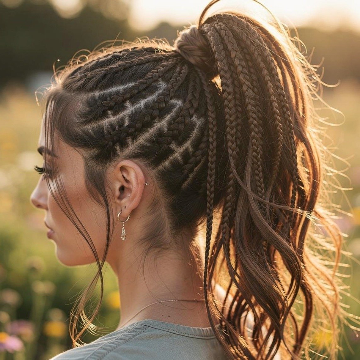 Cornrow Ponytail