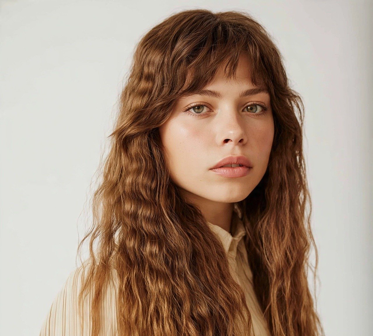 Cute Hairstyles For Long Hair: 16 Stunning Ideas 17 Crimped Long Cute Hairstyle