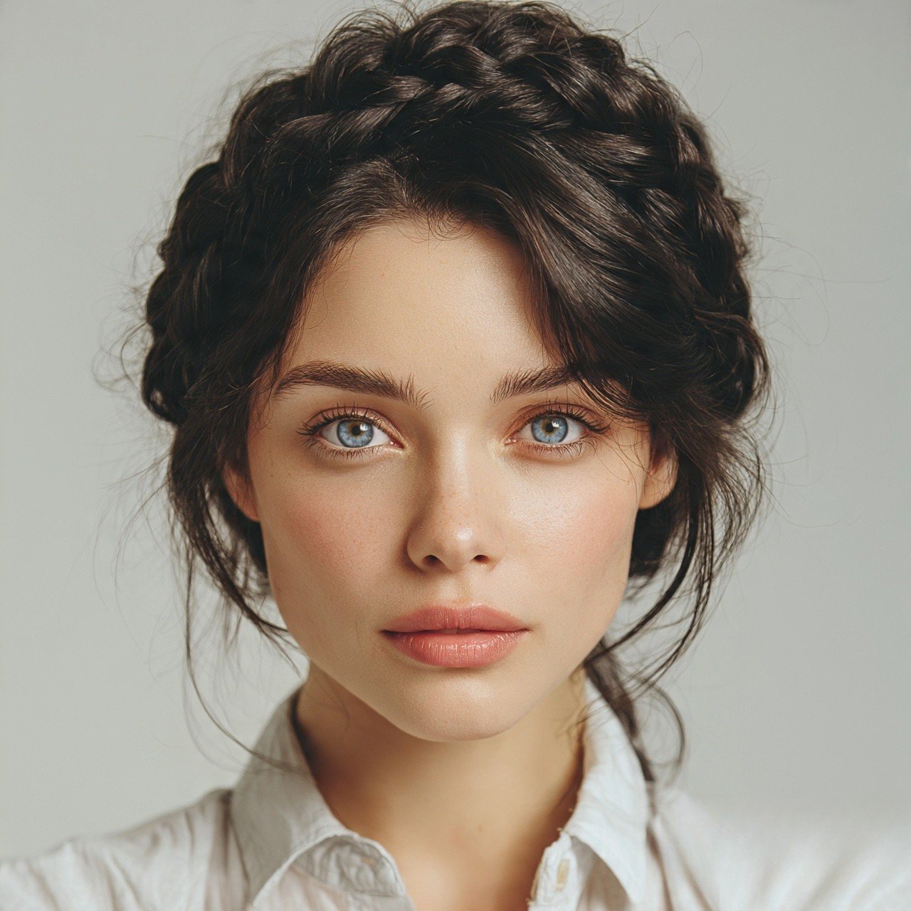 Crown Braid Easy Hairstyle