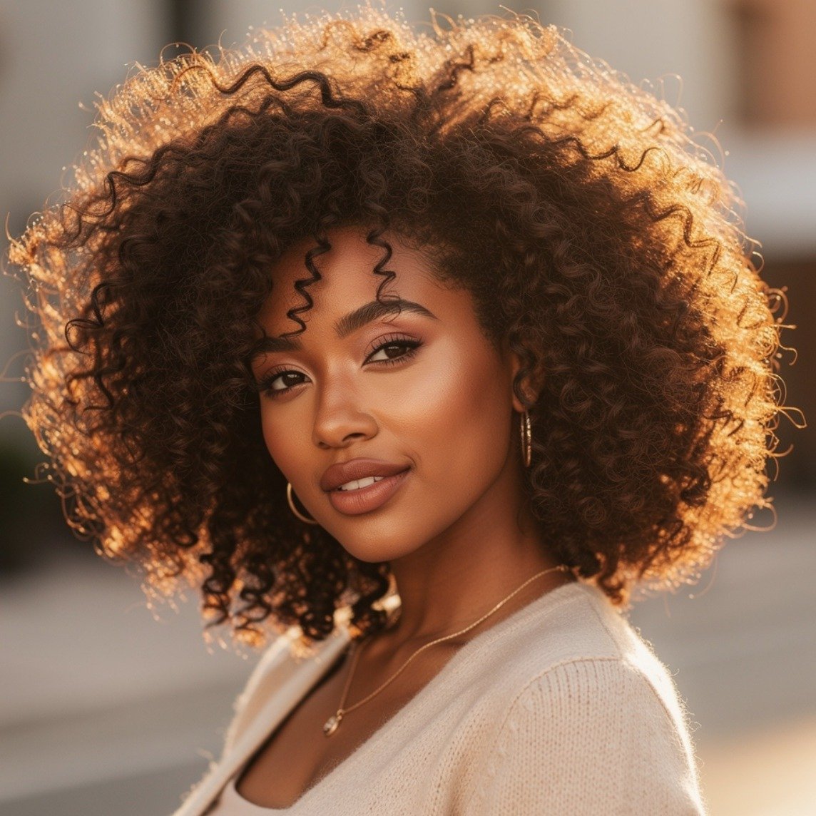 Curly Afro