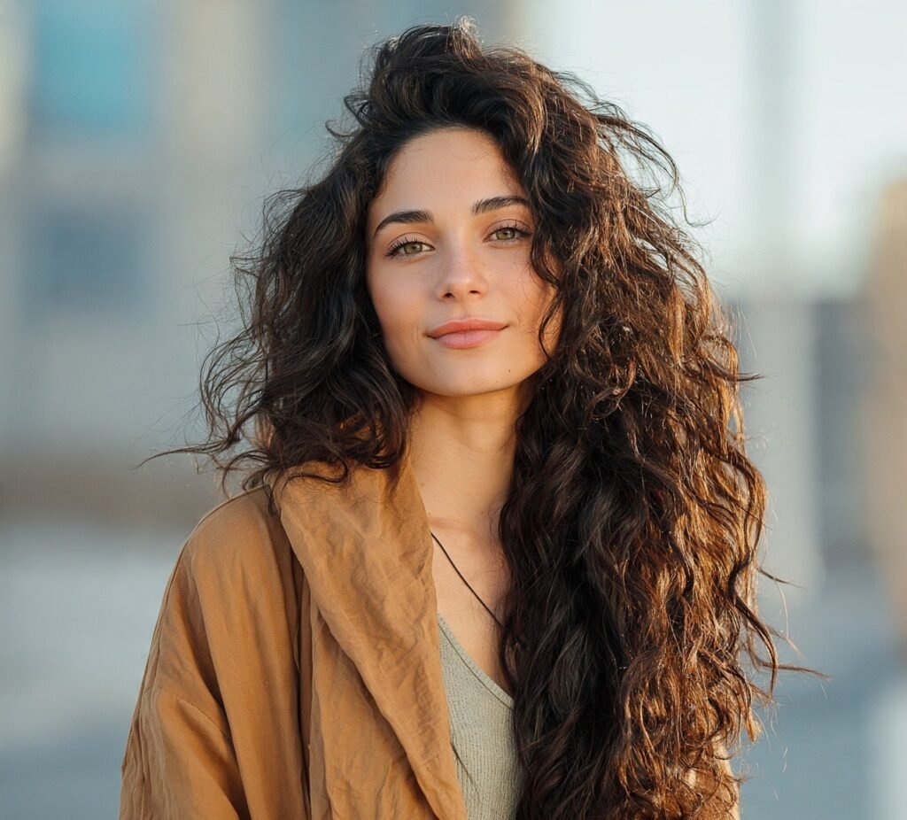 13 Trending Chic Long Curly Hairstyles for Maximum Bounce and Definition 6 Curly Bob to Long Transition Layers cropped