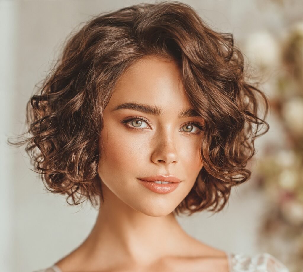 Curly Bob with Defined Texture cropped