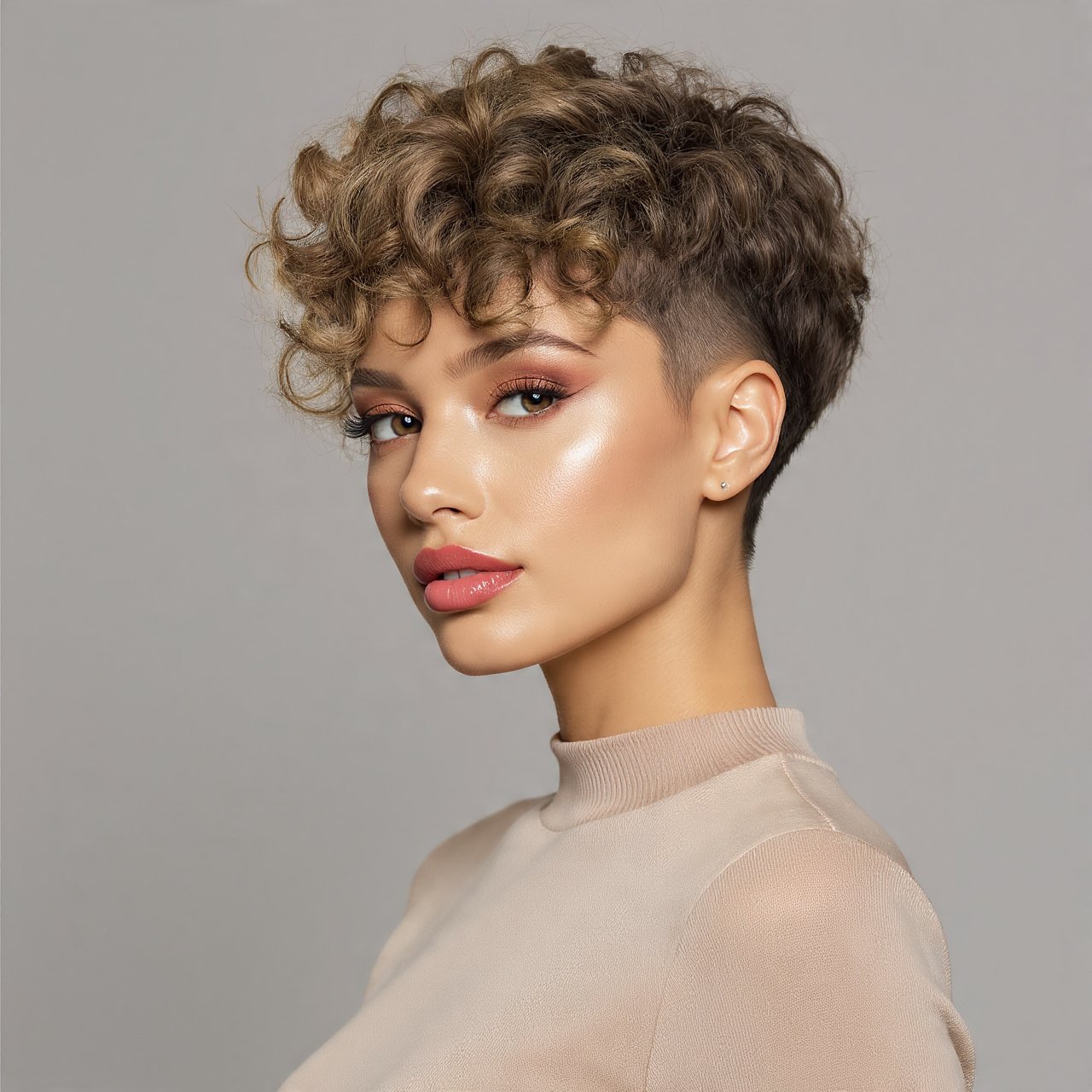 16 Trending Chic Short Curly Bob Hairstyles to Refresh Your Look 13 Curly Bob with Undercut